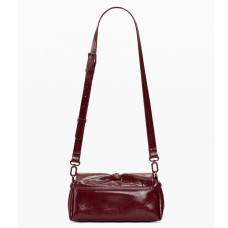 Desigual Rodio Small Crossbody Sparkling Bag with Bow Burgundy