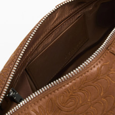 Desigual Sierra Shoulder Bag M Embroidered Camel