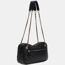 Guess Giully Sac A Bandoulière Capitonné Black cote