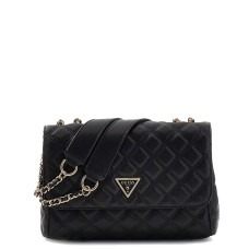 Guess Giully II Quilted Shoulder Bag Black
