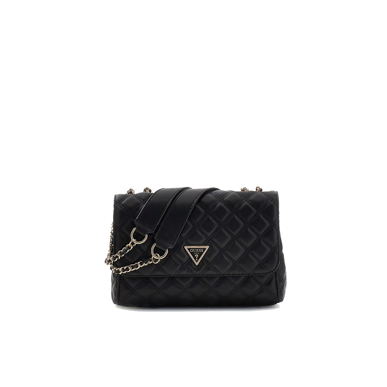 Guess Giully II Quilted Shoulder Bag Black