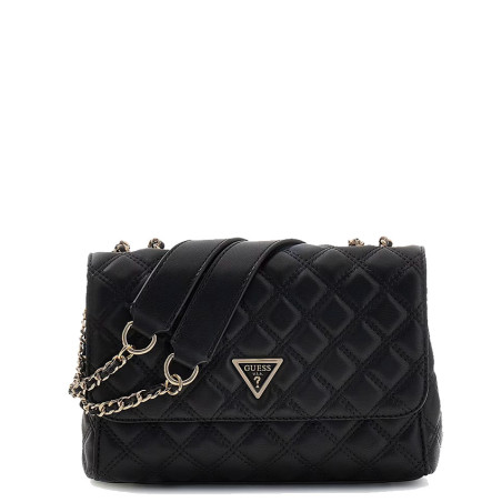 Guess Giully II Sac A Bandoulière Surpiqué Black