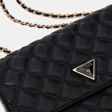 Guess Giully II Quilted Shoulder Bag Black