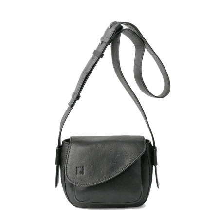 Biba Blunt Crossbody Saddle Bag Black