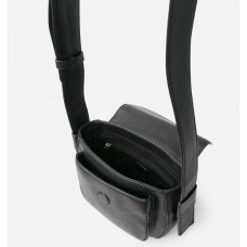 Biba Blunt Crossbody Saddle Bag Black