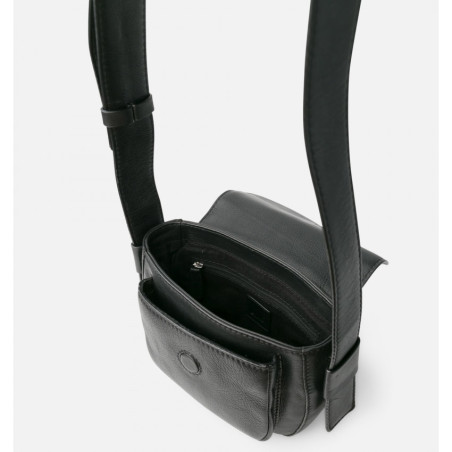 Biba Blunt Crossbody Saddle Bag Black