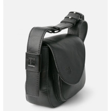 Biba Blunt Crossbody Saddle Bag Black