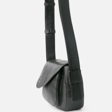 Biba Blunt Crossbody Saddle Bag Black