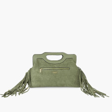 Lollipops Sammy Small Crossbody Bag with Removable Fringes Bi-Mater...