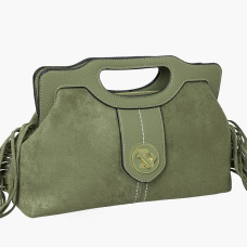 Lollipops Sammy Small Crossbody Bag with Removable Fringes Bi-Mater...
