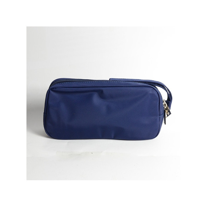 Trousse De Toilette Lancaster - Dimensions 26x16x12 Cm, Toile Grise, Occasion