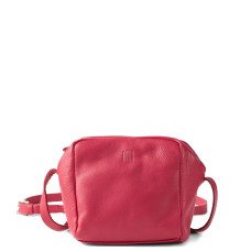 Biba Ely Shoulder Bag in Fuchsia Leather ELY1L