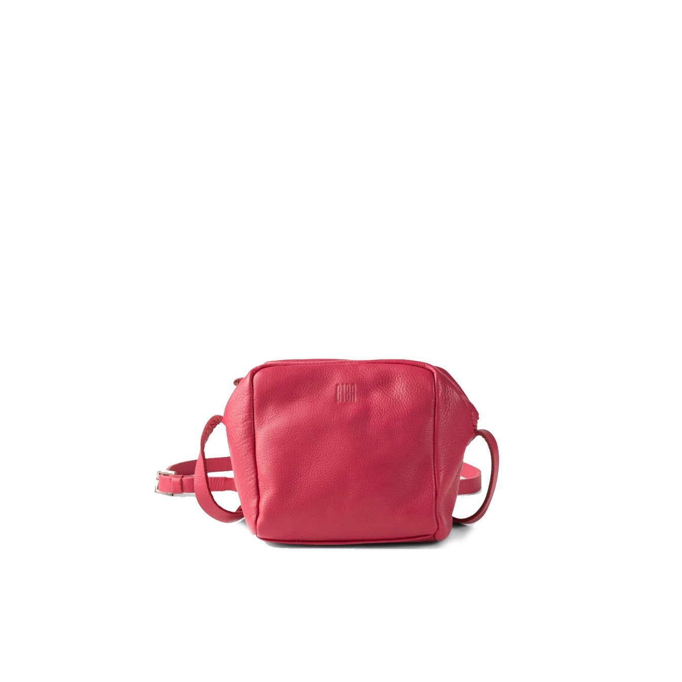 Biba Ely Shoulder Bag in Fuchsia Leather ELY1L