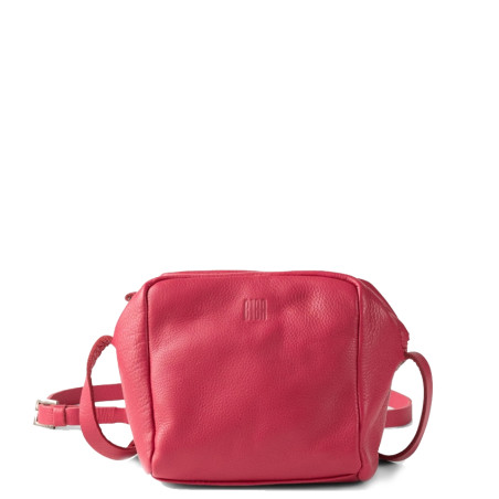 Biba Ely Shoulder Bag in Fuchsia Leather ELY1L