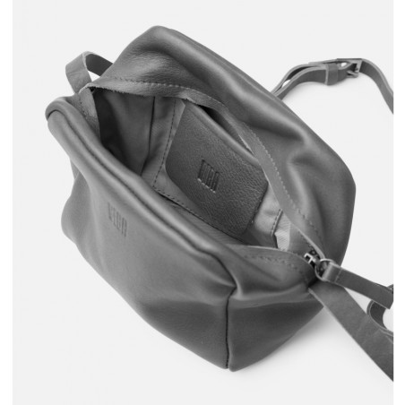 Biba Ely Shoulder Bag in Ely1L Negro Leather