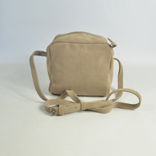 Biba Ely Velour Leather Crossbody Cube Bag ELY2L Topo