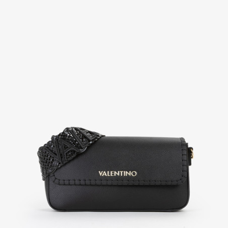 Valentino Aleksandra Trolley Bag with Flap Nero
