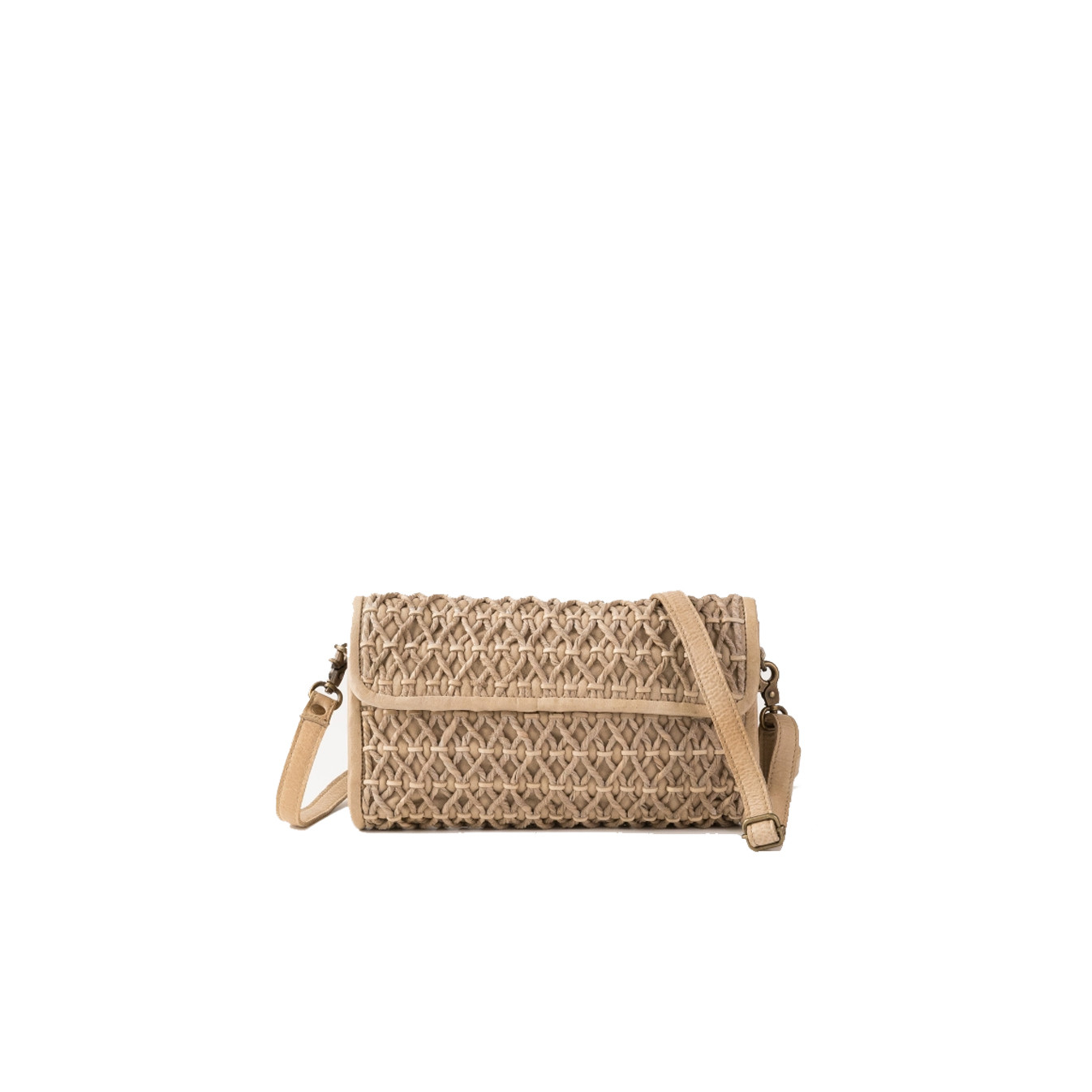 Biba Nekimi Crossbody Pouch Bag Crema