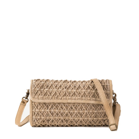 Biba Nekimi Crossbody Pouch Bag Crema