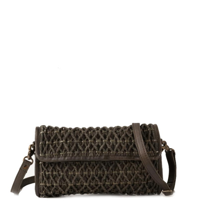 Biba Nekimi Crossbody Pouch Bag Khaki