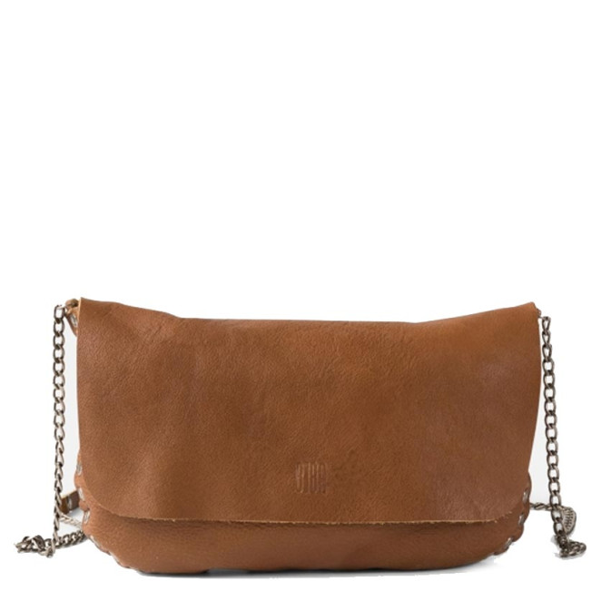 Biba New Orange Small Trotteur Bag NOW1L Leather