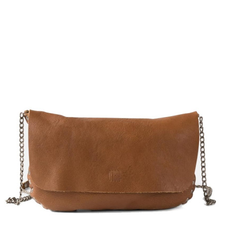 Biba New Orange Small Trotteur Bag NOW1L Leather