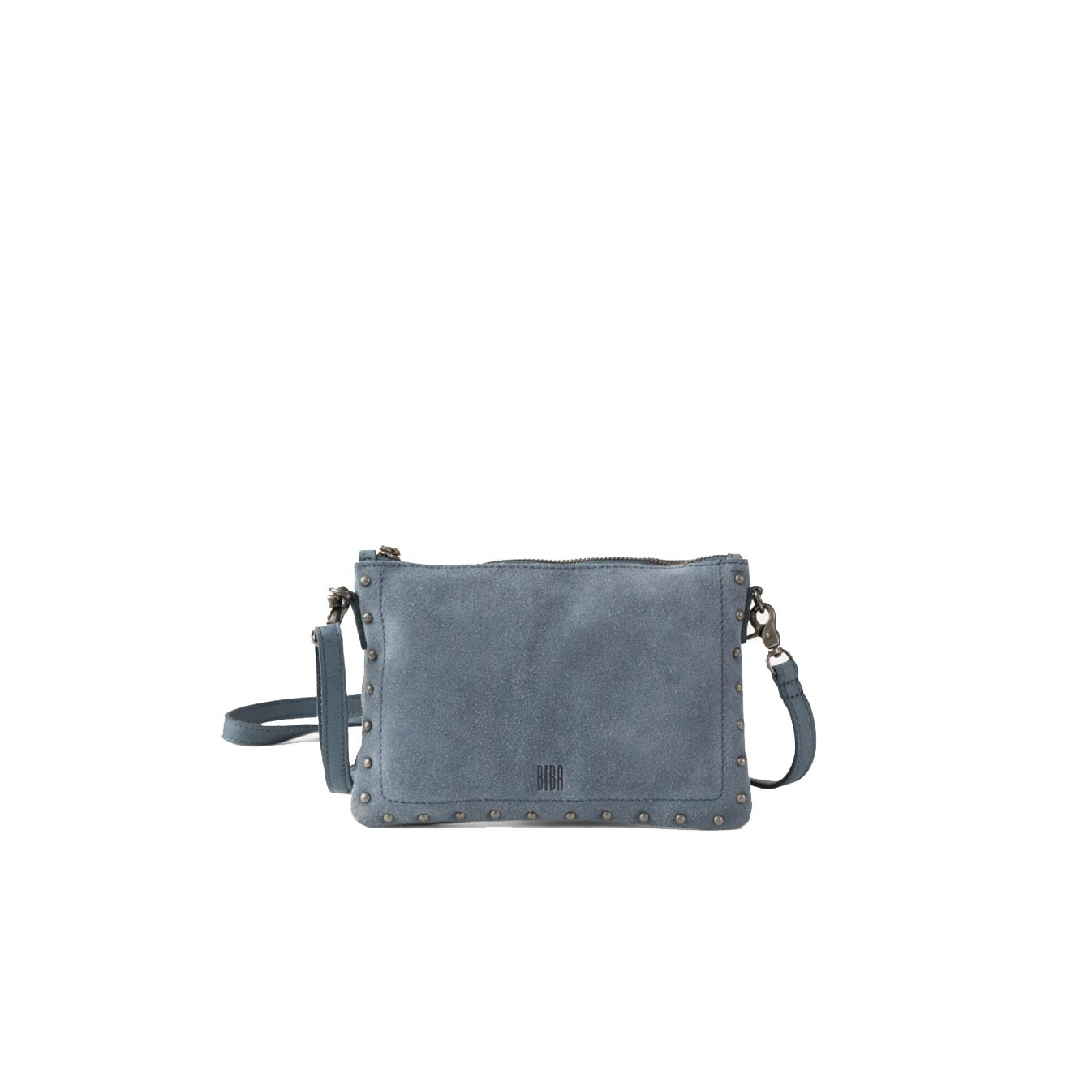 Biba Perry Small Trotteur Bag and Pouch PRR1L Azul Jeans