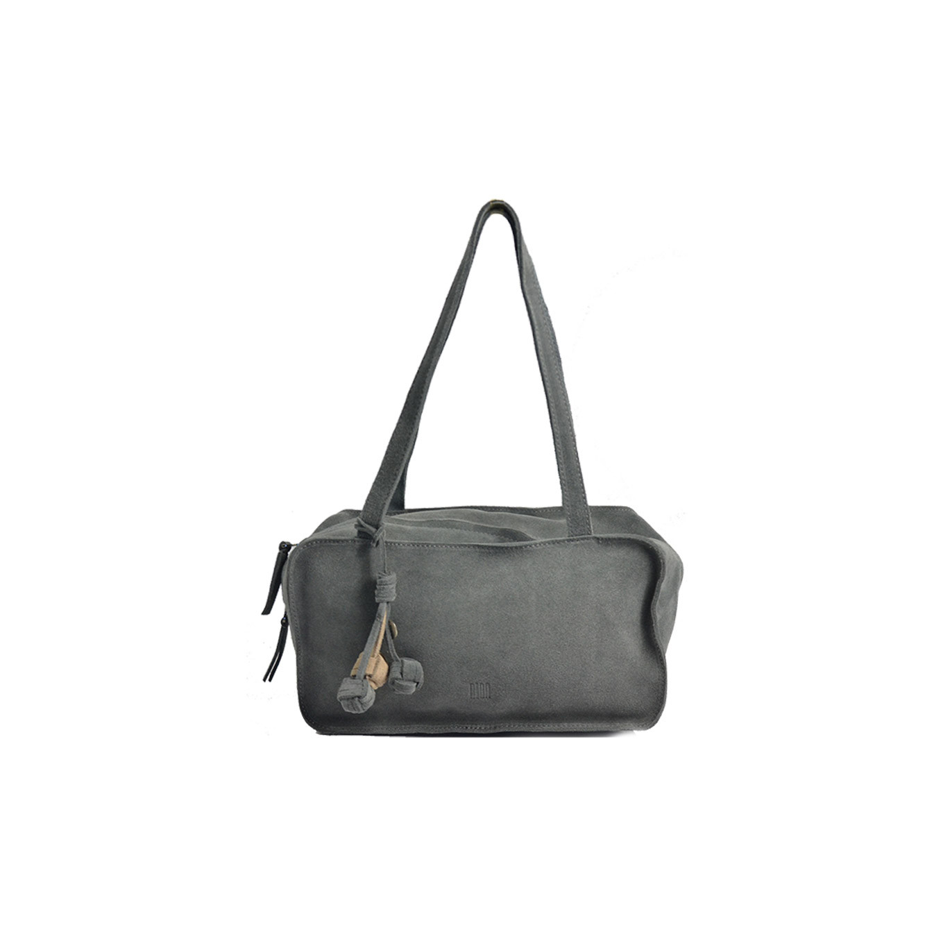 Biba Blaine Shoulder and Handbag in Velvet Leather BLI1L Azul Navy