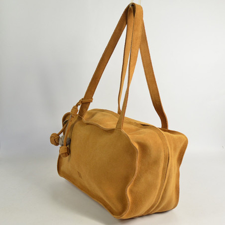 Biba Blaine Shoulder and Handbag in Velvet Leather BLI1L Cuero