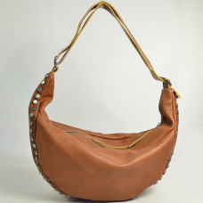 Biba Bowie Hobo Bag BOI3L in Washed Calfskin Leather