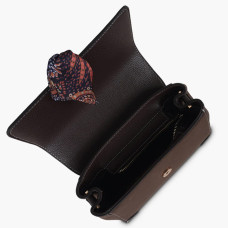 Lollipops Shirley Sac Porté Travers Et Bandana Perlé Marron ouvert