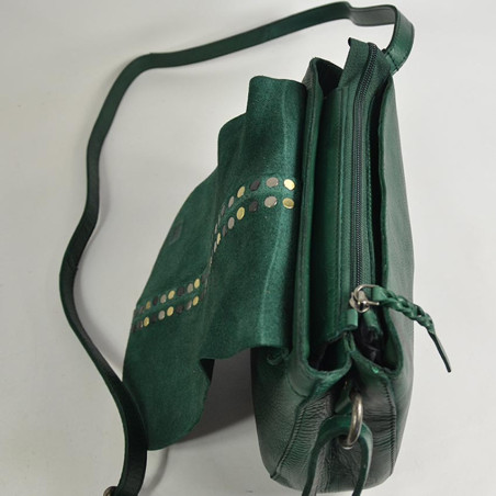 Biba Hancock Petit Sac Trotteur HAK2L Verde ouvert