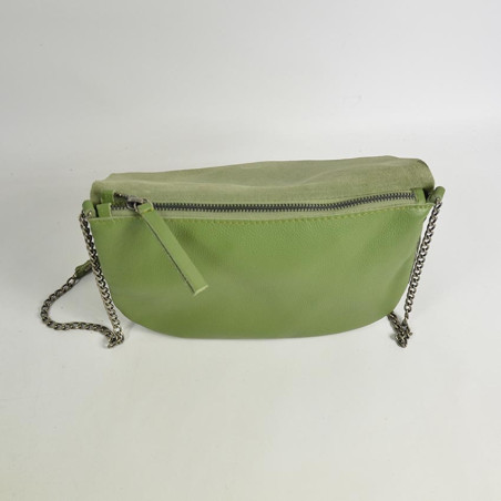 Biba New Orange Small Trotteur Bag NOW1L Verde Claro