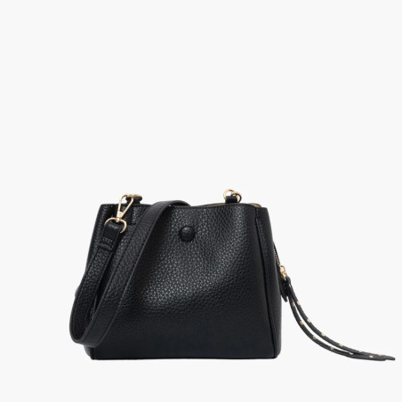 Lollipops Soni Sac Bandoulière 3 Compartiments En Simili Cuir Noir dos