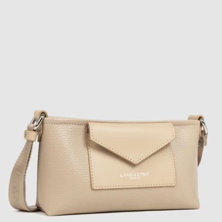 Lancaster Maya Double Kba Organized Pouch 517-104 Dark Beige