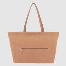 Lancaster Suedine KBA Large Shopping Bag Suede Look 518-063 Mocha