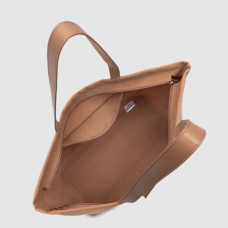 Lancaster Suedine KBA Large Shopping Bag Suede Look 518-063 Mocha