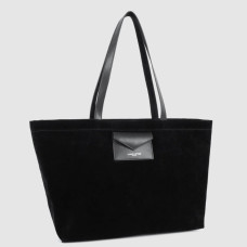 Lancaster Suedine KBA Large Shopping Bag Suede Look 518-063 Black