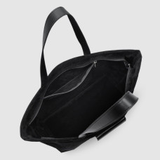 Lancaster Suedine KBA Large Shopping Bag Suede Look 518-063 Black