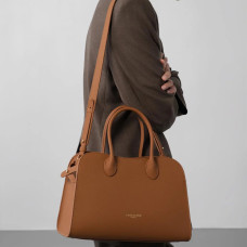 Lancaster Toro Hopper Handbag in Calfskin 572-121 Camel