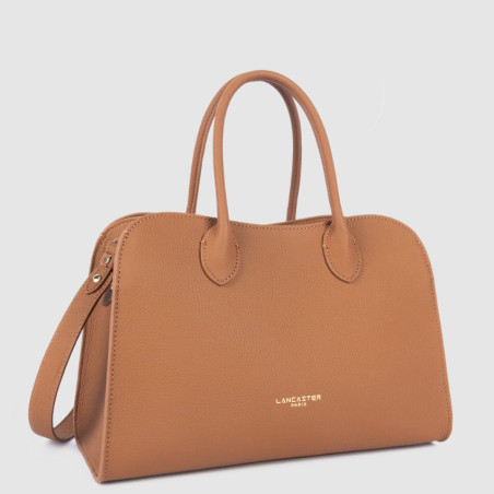 Lancaster Toro Hopper Handbag in Calfskin 572-121 Camel