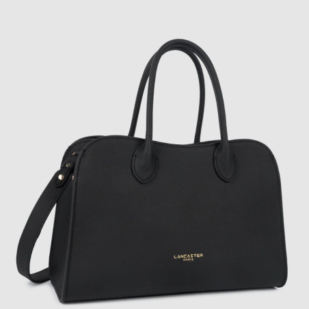 Lancaster Toro Hopper Handbag in Calfskin Leather 572-121 Black