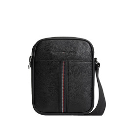 Tommy Hilfiger TH Central Reporter Bag with Textured Details BDS Black