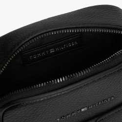 Tommy Hilfiger TH Central Reporter Bag with Textured Details BDS Black