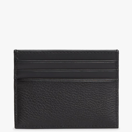Tommy Hilfiger TH Central Card Holder Grainy With Logo BDS Black