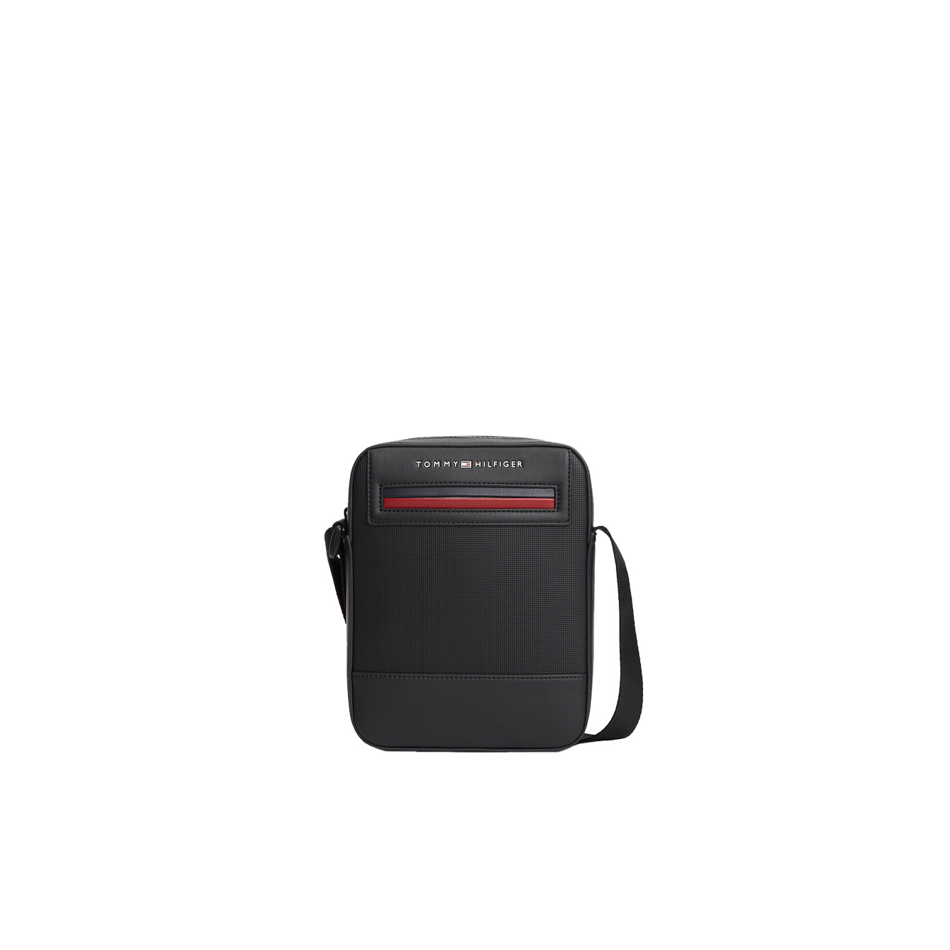 Tommy Hilfiger TH Foundation Sac Reporter Texturé BDS Black