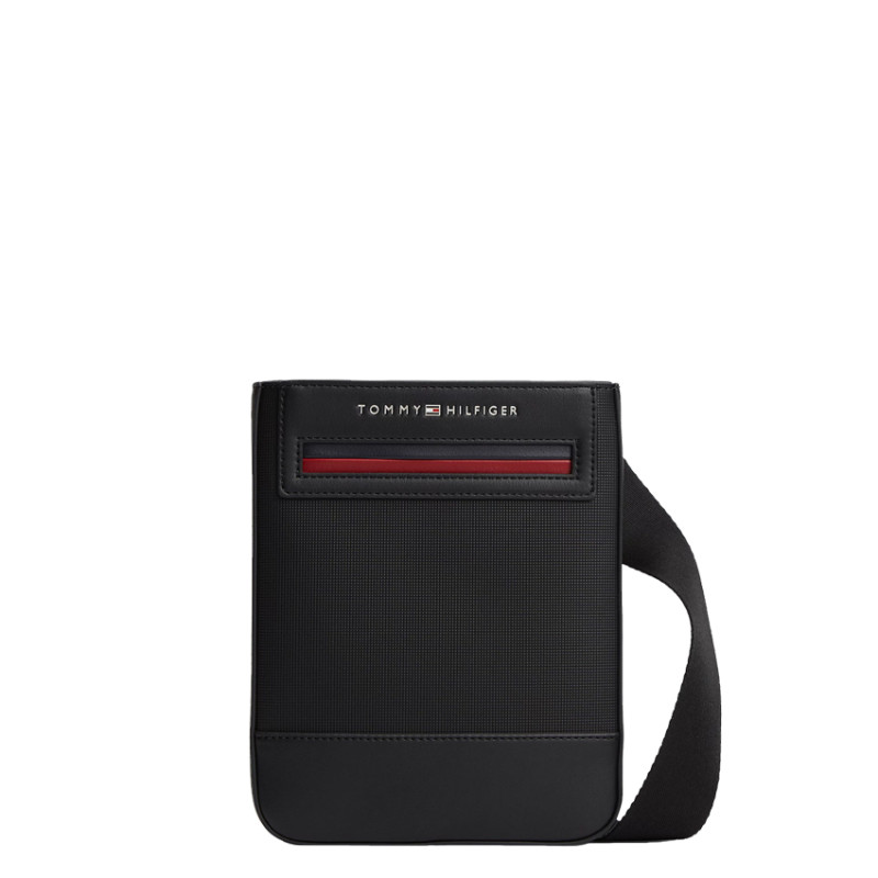 Tommy Hilfiger TH Foundation Sac Bandoulière Texturé BDS Black