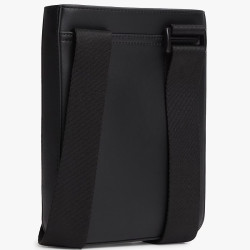 Tommy Hilfiger TH Foundation Textured Shoulder Bag BDS Black