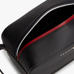 Tommy Hilfiger TH Foundation Trousse De Toilette Texturée BDS Black ouvert
