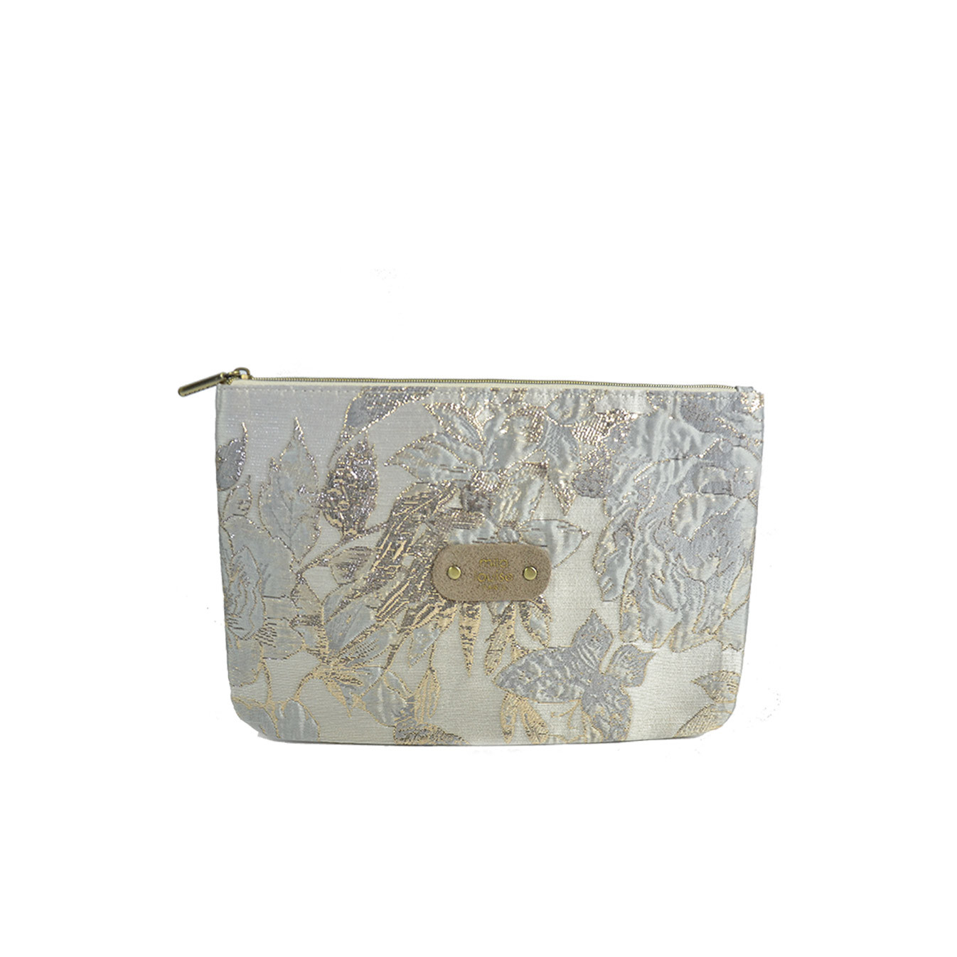 Mila Louise Poch GM FS Bag and Cosmetic Pouch Grey